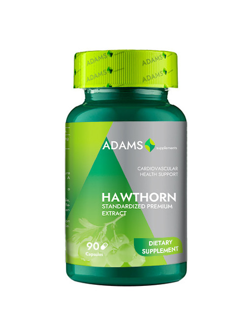 Adams | Hawthorn - paducel, supliment alimentar 200 mg, adams | 1001cosmetice.ro