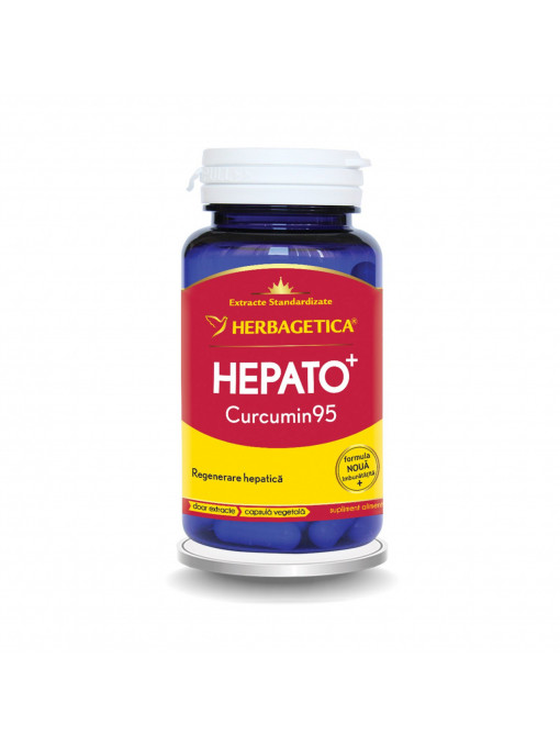 HERBAGETICA SUPLIMENTE ALIMENTARE HEPATO CURCUMIN 95 60 DE CAPSULE