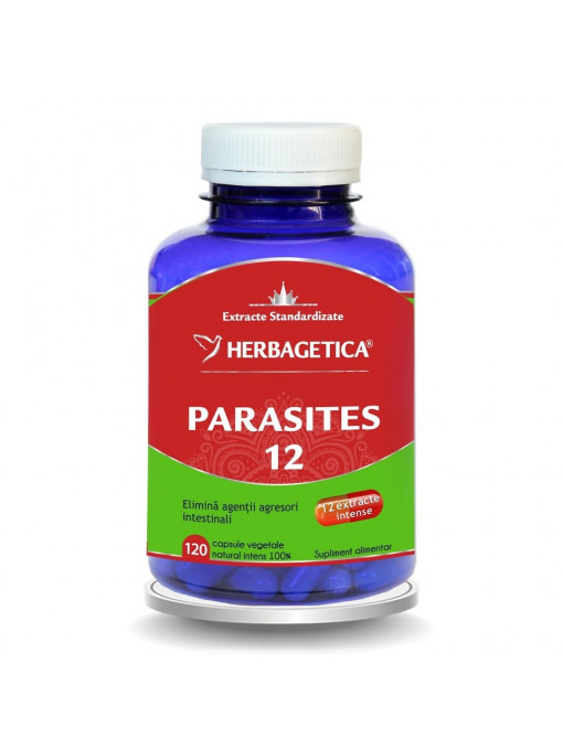 Herbagetica | Herbagetica suplimente alimentare parasites 12 120 de capsule | 1001cosmetice.ro
