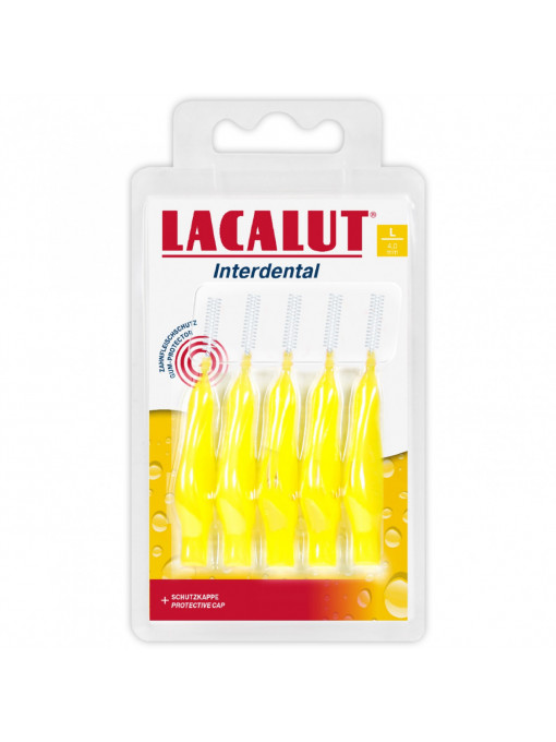 Igiena orala, lacalut | Lacalut periute interdentare set 5 bucati marimea l | 1001cosmetice.ro