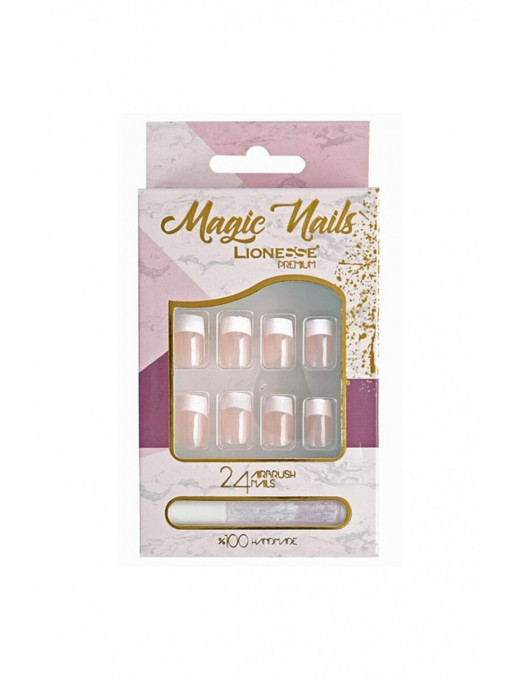 Lionesse magic nails unghii false cu adeziv mn26 1 - 1001cosmetice.ro