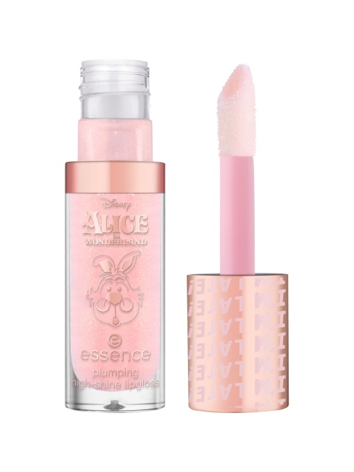 Gloss | Lipgloss plumping high-shine, disney alice in wonderland, 02 purrfect smile, essence, 4 ml | 1001cosmetice.ro