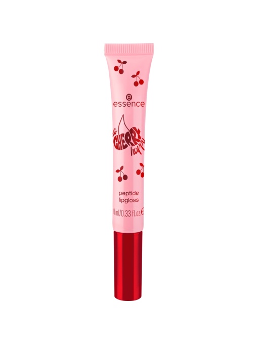 Make-up | Luciu de buze cu peptide, so cherry, 02 cherry, cherry baby!, essence, 10 ml | 1001cosmetice.ro
