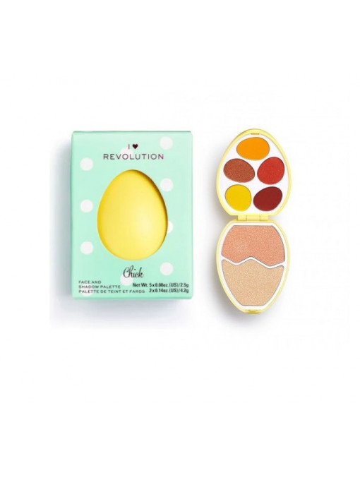 Make-up, makeup revolution | Makeup revolution i love makeup face and shadow paleta easter egg chik | 1001cosmetice.ro