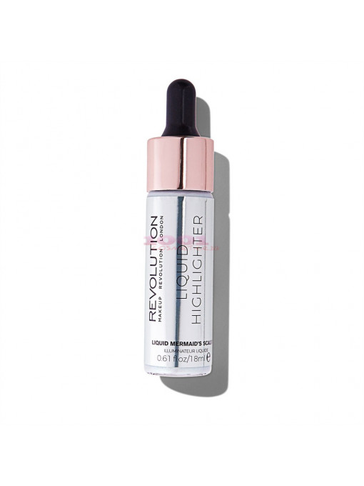 Makeup revolution liquid highliter iluminator mermaid s scales 1 - 1001cosmetice.ro