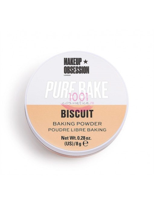 Makeup revolution makeup obsession pure bake pudra pulbere biscuit 1 - 1001cosmetice.ro