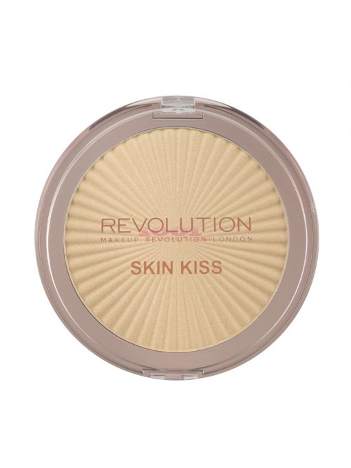 Makeup revolution skin kiss golden kiss highlighter iluminator 1 - 1001cosmetice.ro
