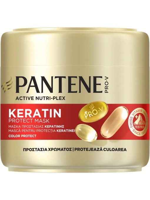 Par | Masca de par cu keratina pentru par vopsit, pantene pro-v, 300ml | 1001cosmetice.ro