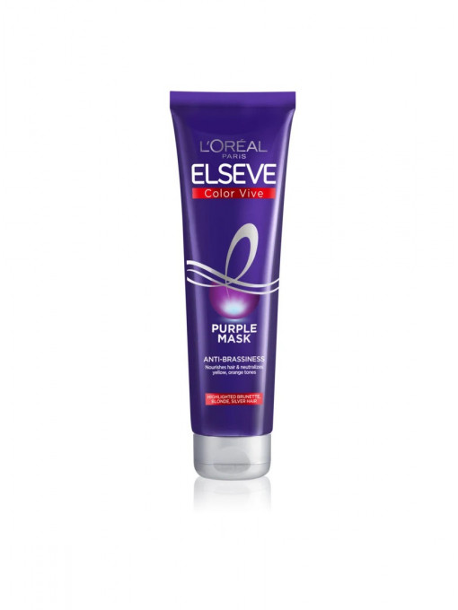 Masca hranitoare pentru parul blond cu suvite color vive elseve loreal,150 ml 1 - 1001cosmetice.ro