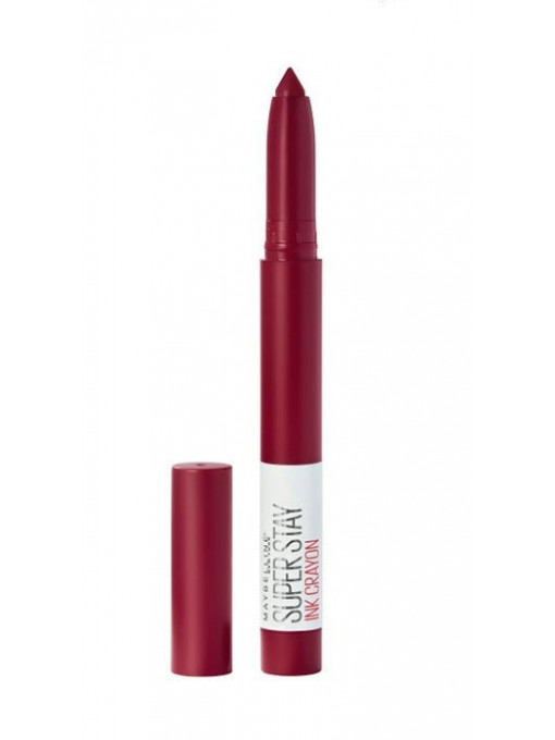 Ruj &amp; gloss, maybelline | Maybelline super stay ink crayon ruj de buze rezistent make it happen 55 | 1001cosmetice.ro