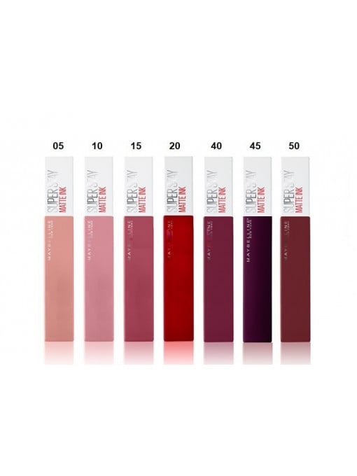 Maybelline superstay matte ink ruj lichid mat rezistent 1 - 1001cosmetice.ro