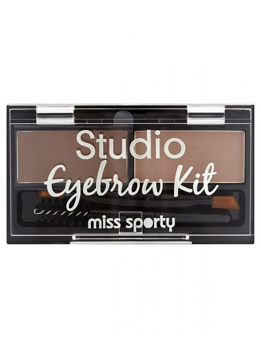Machiaj sprancene, miss sporty | Miss sporty studio eyebrow kit pentru sprancene | 1001cosmetice.ro