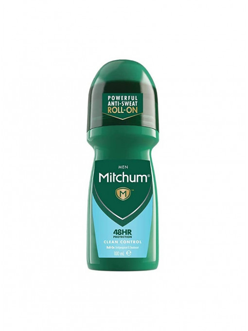 Mitchum men clean control deodorant roll on 1 - 1001cosmetice.ro