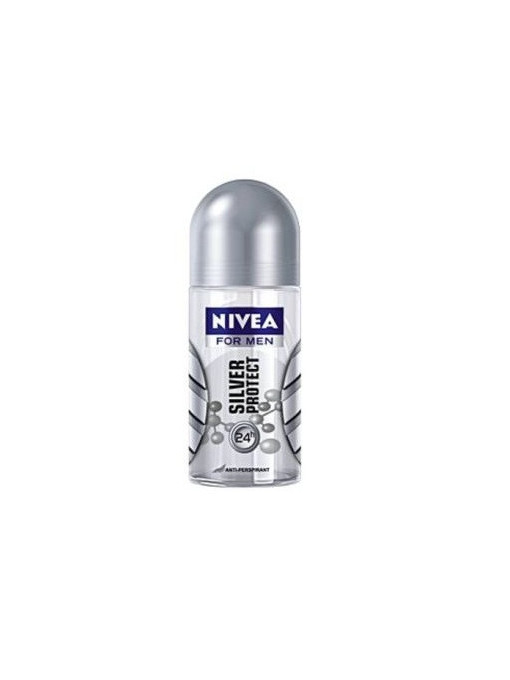 Spray &amp; stick barbati, nivea | Nivea men silver protect 48h protection roll on | 1001cosmetice.ro