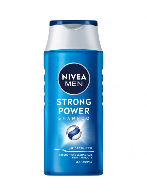 Nivea men strong power sampon pentru barbati 1 - 1001cosmetice.ro