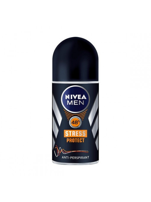 Spray &amp; stick barbati, nivea | Nivea travel mini roll on stres protect men 25 ml | 1001cosmetice.ro