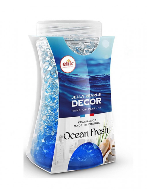 Odorizant cu perle decorative de gel, Ocean Fresh Elix, 350 ml