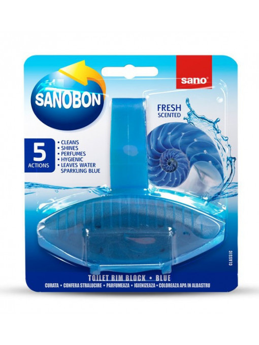 Sano | Odorizant toaleta sanobon 5in1 cu miros fresh, sano, 55 g | 1001cosmetice.ro