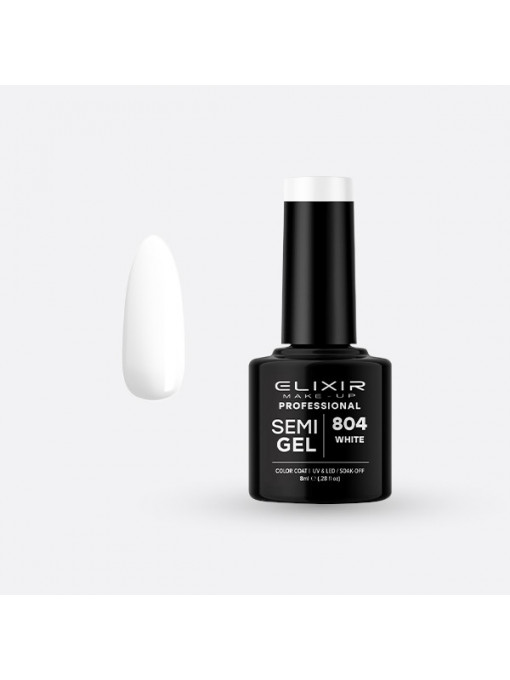 Oja Semipermanenta Semi Gel Elixir Makeup Professional 804, 8 ml
