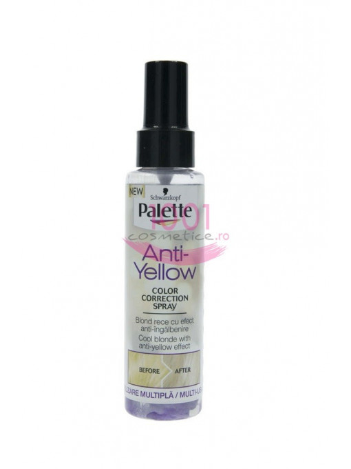 Palette anti-yellow color correction spray cu efect anti-ingalbenire 1 - 1001cosmetice.ro