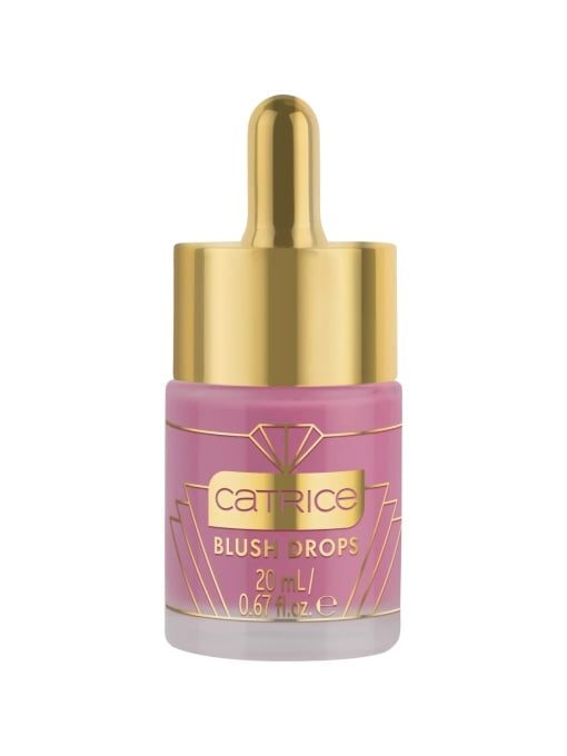 Make-up, catrice | Picaturi de fard de obraz lichid festive treasures blush drops merry mauve! c01 catrice | 1001cosmetice.ro