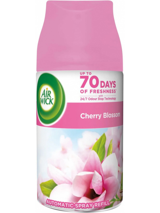 Rezerva odorizant automat de camera Cherry Blossom Air Wick, 250 ml