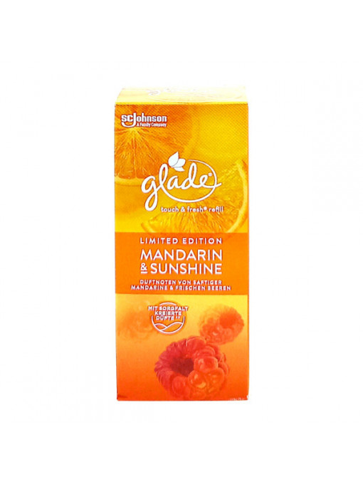 Odorizante camera, glade | Rezerva pentru aparat touch & fresh mandarin & sunshine glade, 10 ml | 1001cosmetice.ro