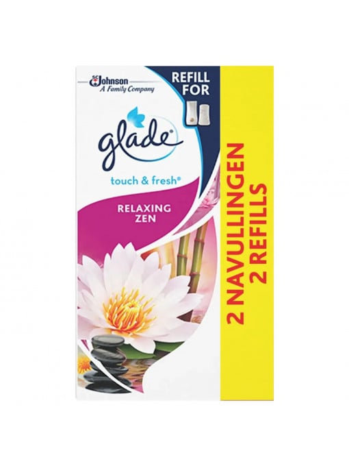 Curatenie, glade | Rezerva pentru aparat touch & fresh, relaxing fresh, glade, 10 ml, set 2 bucati | 1001cosmetice.ro