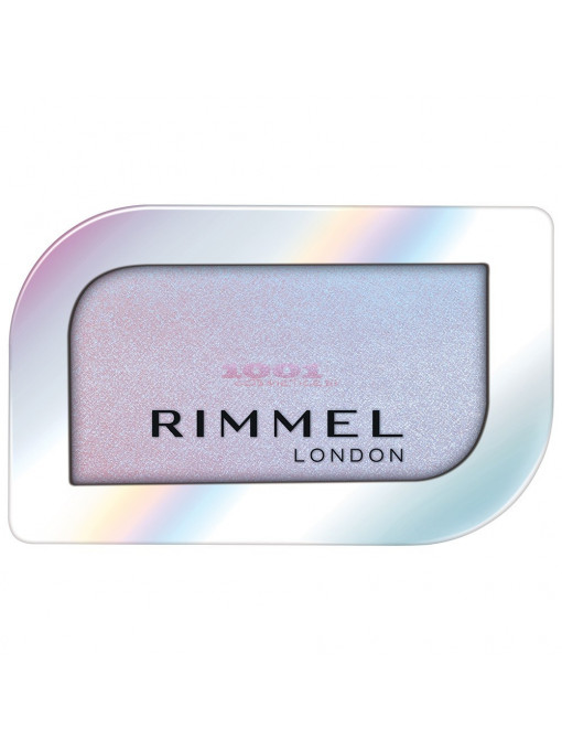 Rimmel london holographic eye shadow & face highlighter lunar liliac 021 1 - 1001cosmetice.ro