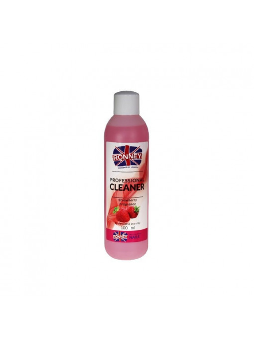 Ronney professional nail cleaner strawberry 1 - 1001cosmetice.ro