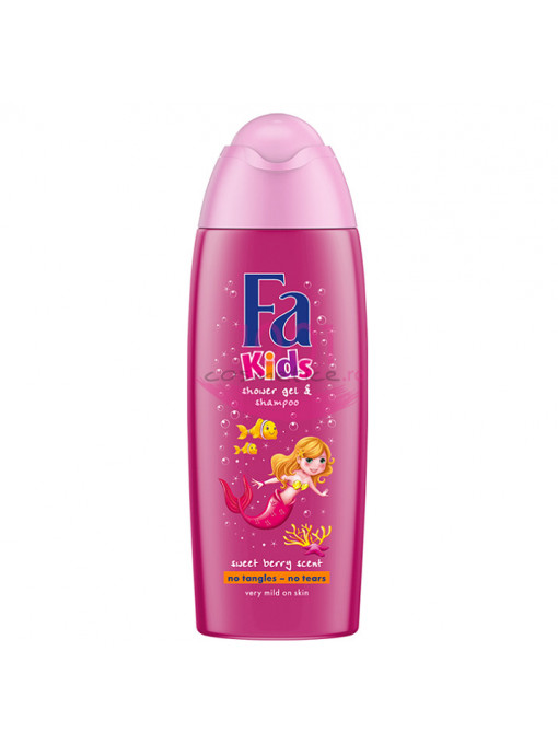 Gel de dus | Schwarzkopf fa kids shower gel & shampoo sweet berry scent | 1001cosmetice.ro