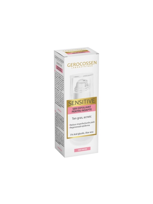 Promotii | Ser exfoliant pentru noapte ten gras si acneic sensitive gerocossen 30 ml | 1001cosmetice.ro