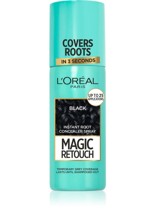 Par | Spray instant pentru camuflarea rădăcinilor crescute black magic retouch loreal, 75 ml | 1001cosmetice.ro