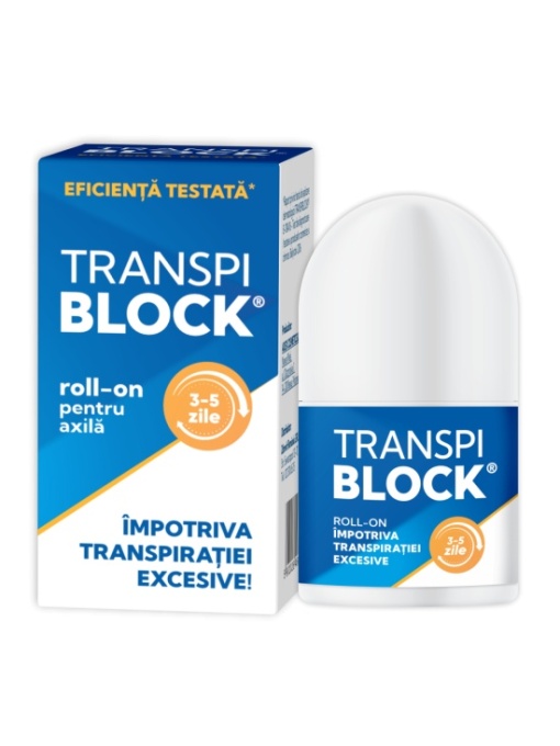 Parfumuri barbati | Transpiblock roll on pentru axila impotriva transpiratiei excesive, 50 ml | 1001cosmetice.ro