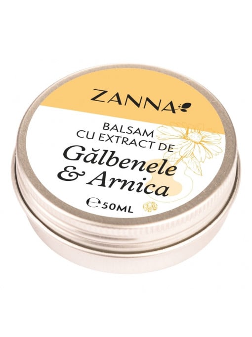 Ingrijire corp, adams | Zanna balsam unguent cu extract de galbenele si arnica 50 ml | 1001cosmetice.ro