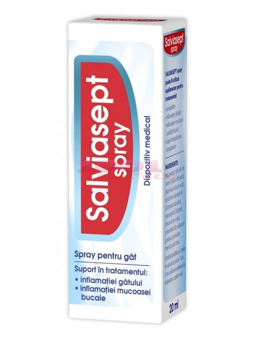 Igiena orala, zdrovit | Zdrovit salviasept spray pentru gat | 1001cosmetice.ro
