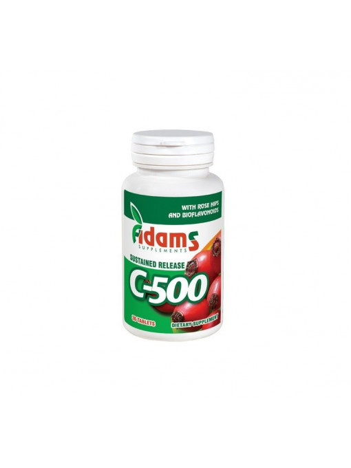 Adams supplements c 500 cu macese suplimente alimentare 30 tablete 1 - 1001cosmetice.ro