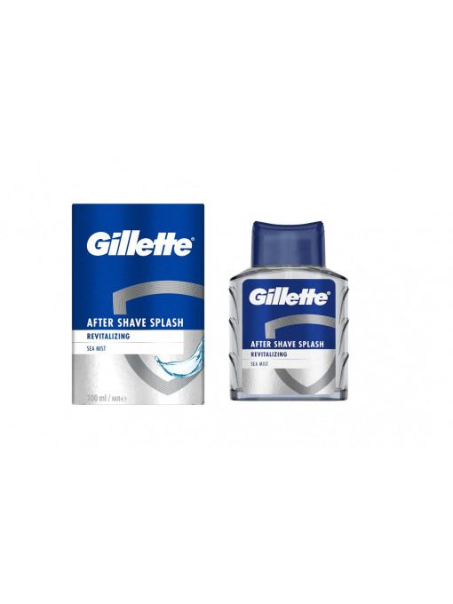 After shave Splash Revitalizing Sea mist Lotiune dupa ras, Gillette, 100 ml