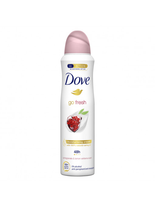 Spray &amp; stick dama, dove | Antiperspirant deodorant spray go fresh pomegranate & lemon verbena, dove | 1001cosmetice.ro