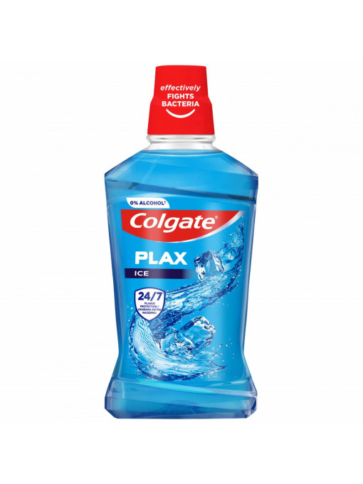 Igiena orala, utilizare: apa de gura | Apa de gura plax cool ice 24/7, colgate | 1001cosmetice.ro