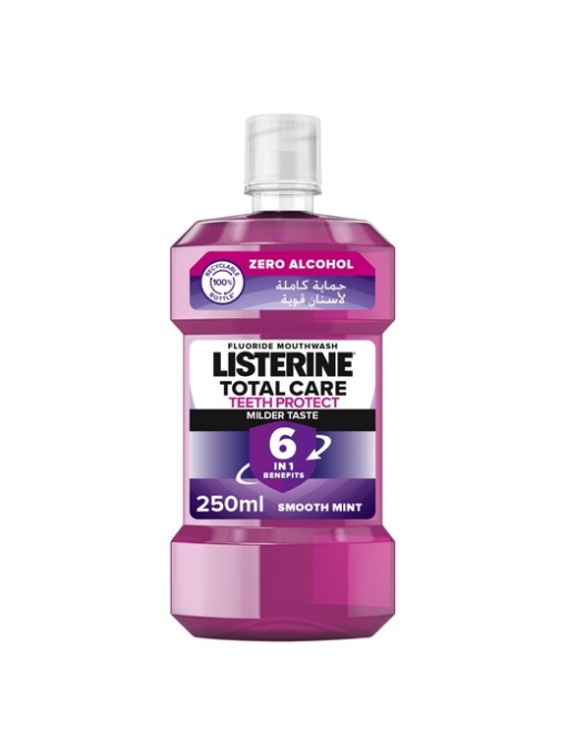 Apa de gura Total Care 6in1 Smooth Mint, Listerine, 250 ml