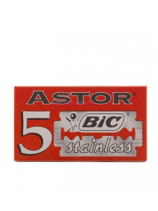 Bic | Astor bic lame pentru aparat de ras clasic 5 bucati set | 1001cosmetice.ro
