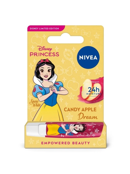 Ruj | Balsam de buze disney snow white candy apple dream nivea, 4.8g | 1001cosmetice.ro