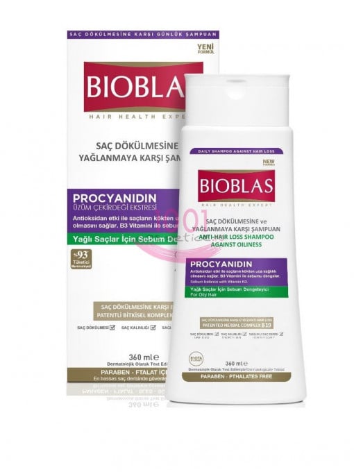 Bioblas | Bioblas sampon anticadere cu extras de samburi de struguri | 1001cosmetice.ro