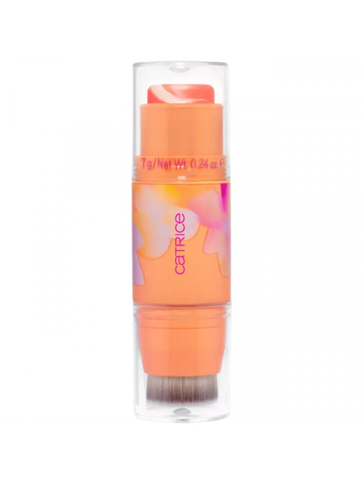Make-up | Blush stick + pensula seeking flowers s-peachless c02 catrice, 7 g | 1001cosmetice.ro