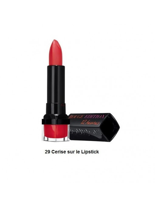 Bourjois rouge edition 12hour cerise sur le lipstick 29 1 - 1001cosmetice.ro