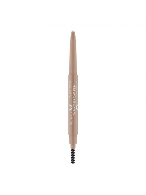 Catrice fill & fix waxy brow pen waterproof creion de sprancene cerat rezistent la apa blonde brown 010 1 - 1001cosmetice.ro