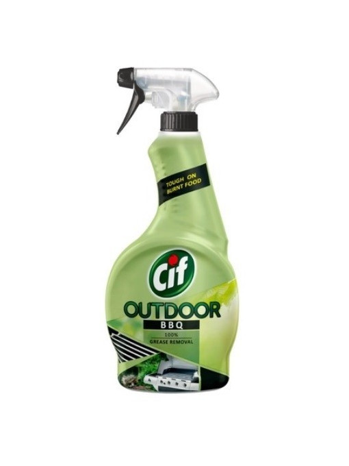 Cif outdoor bbq grease removal produs pentru curatarea gratarului 1 - 1001cosmetice.ro