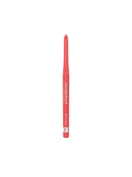 Creion de buze, retractabil, Rimmel London Exaggerate, Peachy Beachy 102