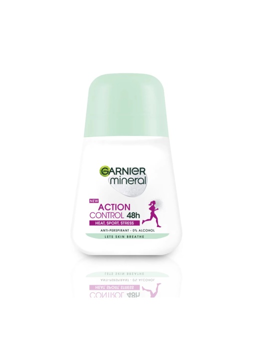 Garnier | Deodorant antiperspirant roll-on pentru femei, action control 48h, garnier 50 ml | 1001cosmetice.ro